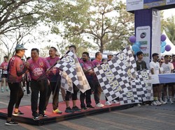 BPTD Sulsel Edukasi Keselamatan Jalan di Makassar Lewat Fun Run