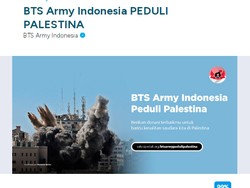 ARMY BTS Indonesia Galang Dana hingga Rp 1 M untuk Palestina