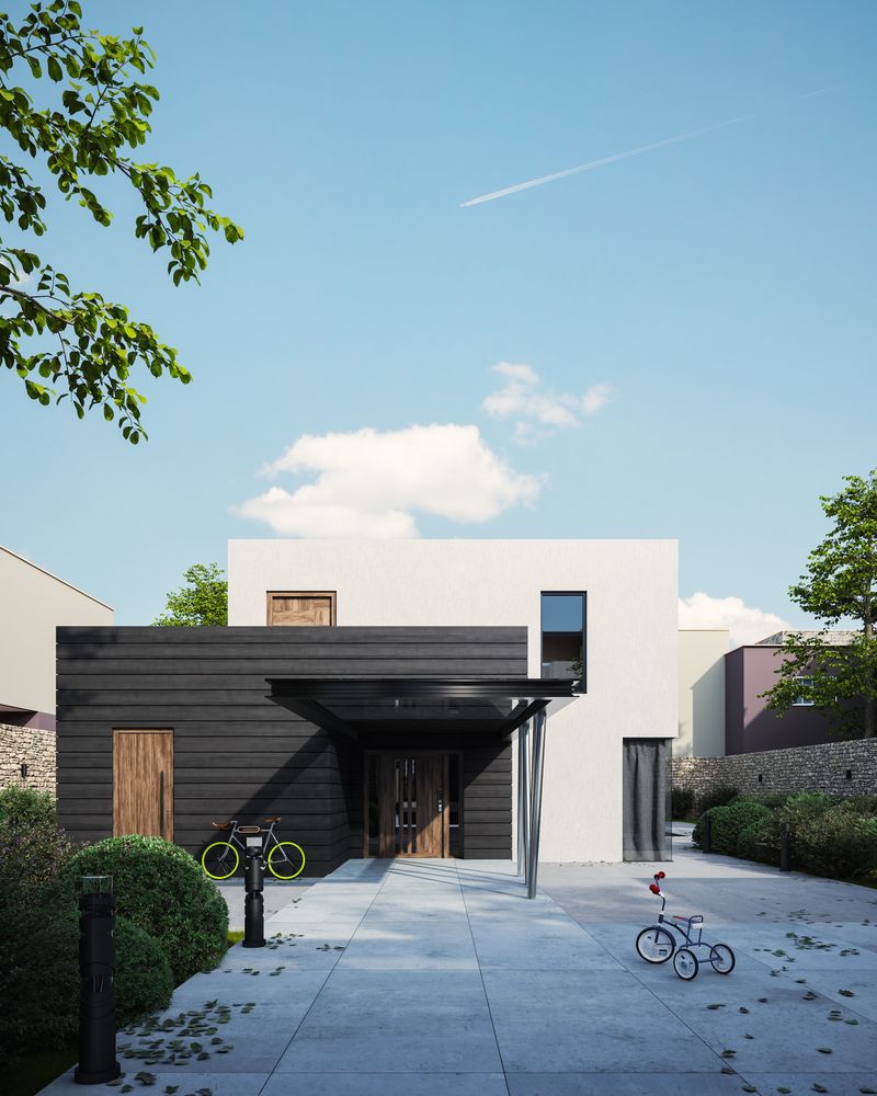 Desain rumah 2 lantai minimalis