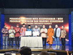 KPU-Warung Kerukunan Lintas Agama Kerja Sama Mewujudkan Pemilu Damai