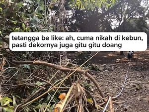 Viral Pernikahan di Kebun Singkong Dinyinyirin Tetangga, Bikin Takjub Netizen Viral Pernikahan di Kebun Singkong Dinyinyirin Tetangga, Bikin Takjub Netizen