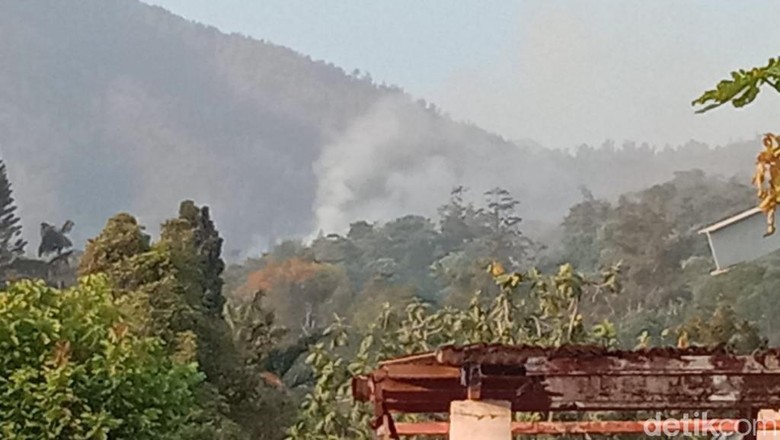 Gunung Arjuno Kembali Terbakar