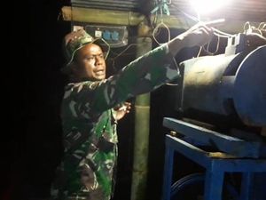 Koptu Anronikus Bangun PLTA Mini untuk Terangi Dusun Mbani NTT