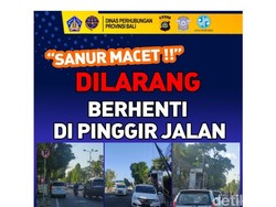 Perhatian! Kendaraan Dilarang Parkir di Pinggir Jalan Bypass Ngurah Rai