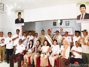 DPC Gerindra Toraja Utara Target 100 Ribu Suara Menangkan Prabowo-Gibran