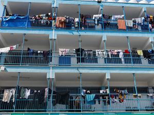 Sekolah yang Dikelola PBB Jadi Lokasi Mengungsi Warga Gaza