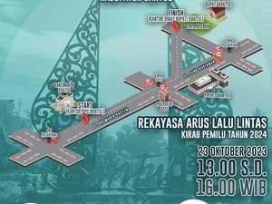 Ada Kirab Pemilu di Bantul, Begini Rekayasa Lalu Lintas Siang-Sore Ini Ada Kirab Pemilu di Bantul, Begini Rekayasa Lalu Lintas Siang-Sore Ini