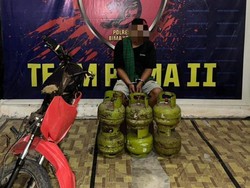 Aksinya Terekam CCTV-Viral, Pencuri 6 Tabung Gas Ini Akhirnya Ditangkap