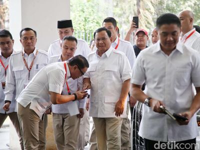 Semringah Prabowo di Rapimnas Gerindra