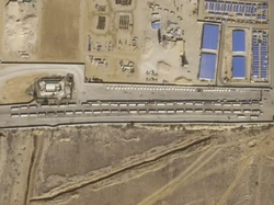 Foto Satelit Truk Bantuan Kemanusiaan Antre di Perbatasan Gaza