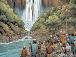 dComic: Mitos Katak Raksasa di Bawah Curug Bangkong Kuningan