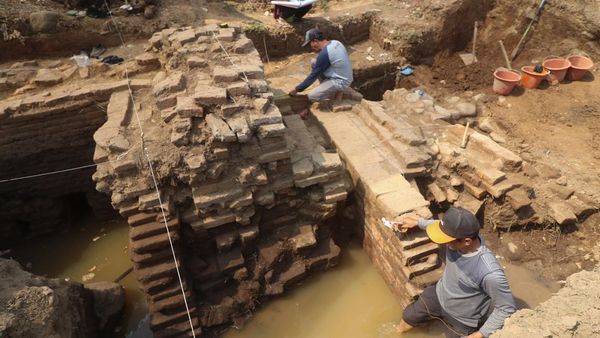 Ekskavasi Situs Kerajaan Kediri-Majapahit di Proyek Bandara Kediri