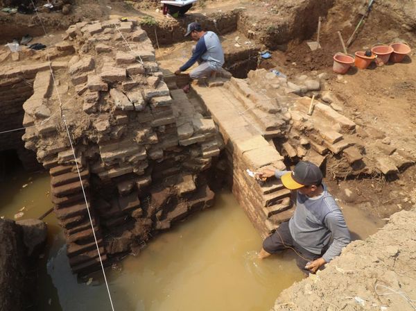 Ekskavasi Situs Kerajaan Kediri-Majapahit di Proyek Bandara Kediri