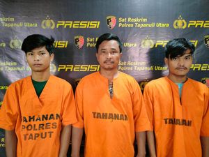 3 Penambang Batu Gunung Ilegal di Taput Ditangkap