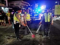 Ditabrak Mobil di Simpang Gatsu Denpasar, Pemotor Tewas-Kepala Pecah