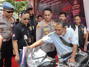 Senangnya Legiman Motor yang Dicuri Toto Kapten Rampok Kembali Utuh