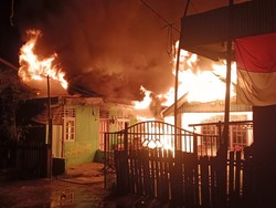 1 Rumah dan 20 Kamar Kos di Nabire Hangus Terbakar, Polisi Selidiki