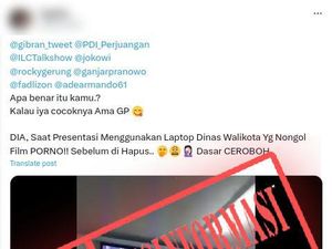 Awas, Ada Hoax Gibran Tak Sengaja Putar Video Porno Saat Presentasi