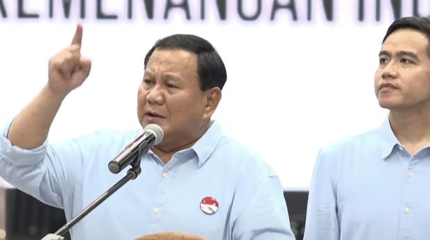 Deklarasi Bacapres dan Bacawapres Prabowo Subianto - Gibran Rakabuming di Indonesia Arena Komplek GBK, Rabu (25/10).