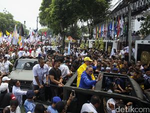 Sederet Menteri-Wamen Dampingi Prabowo-Gibran ke KPU, Ini Daftarnya