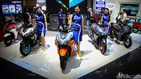 Mejeng di IMOS 2023, Yamaha Aerox Tampil Lebih Fresh!