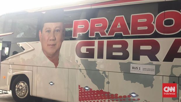 Bus Prabowo. CNNIndonesia/Poppy