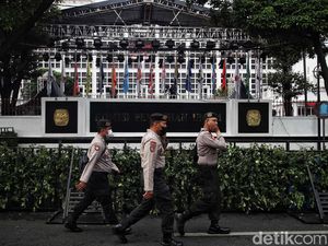 2.120 Personel TNI-Polri Bakal Amankan Debat Perdana Capres di Kantor KPU