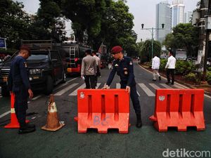 Bakal Ada Debat Capres, Jalan di Depan KPU Ditutup Mulai Jam 4 Sore Besok