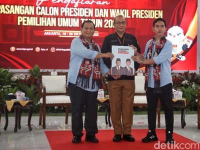 Potret Prabowo-Gibran Resmi Daftar Pilpres 2024 di KPU
