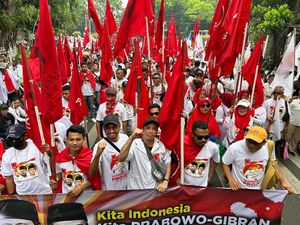 Projo NTB Antar Prabowo-Gibran ke KPU: Kami Anak Kandung Jokowi