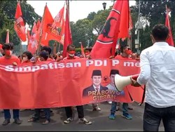 Simpatisan PDIP Muncul, Ikut Kawal Prabowo-Gibran Daftar Pilpres
