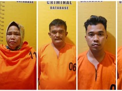 Tampang 4 Debt Collector Culik-Sekap IRT di Rohil gegara Utang Suami