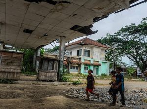 Potret Terminal Malingping Terbengkalai