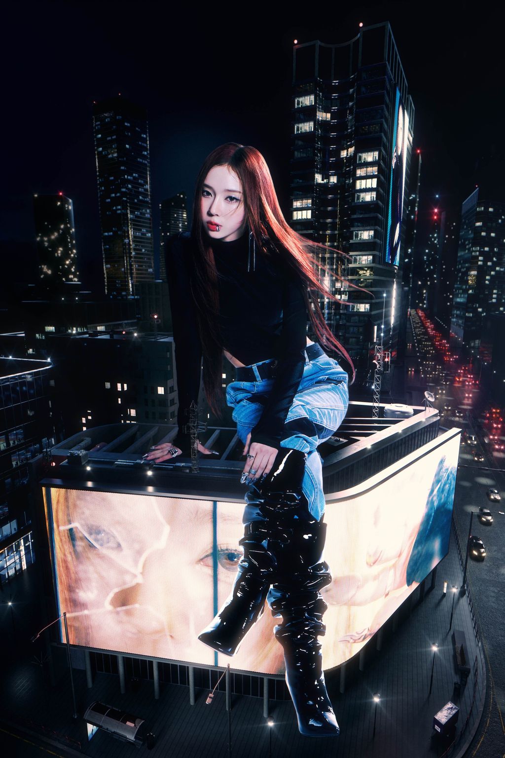 Teaser foto 'Giant' aespa buat comeback Drama.