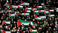 Bendera Palestina Menghiasi Laga Celtic Vs Atletico Madrid