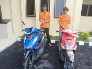 Komplotan Maling Motor di Taput Diringkus, 1 Pelaku Lain Diburu