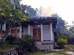 Villa di Cisolok Sukabumi Kebakaran, Diduga Akibat Korsleting