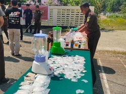 Kejari Luwu Timur Musnahkan 730 Gram Sabu Hasil Sitaan 80 Perkara