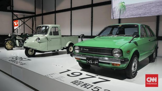 Daihatsu Charade, mobil keluarga keluaran Daihatsu tahun 1977 (CNN Indonesia/ Putra Permata Tegar Idaman)