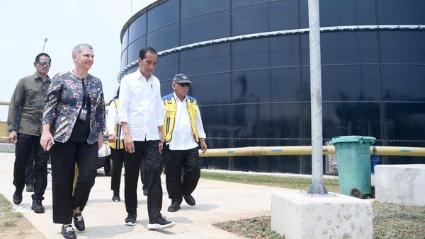 Momen Langka! Baru Kali Ini Jokowi Resmikan Pengelolaan Limbah