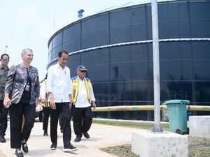 Momen Langka! Baru Kali Ini Jokowi Resmikan Pengelolaan Limbah