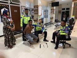 Ditangkap! Ini Motif Pria Ngamuk Bawa Golok di Tol Tandes Surabaya
