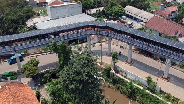 Sky Bridge Bojonggede Telah Rampung, Begini Penampakannya