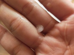 Hujan Es Guyur Blimbing dan Lowokwaru Kota Malang