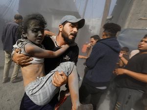 Pilu Anak-anak Gaza Gelar Konpers di RS Al-Syifa: Kami Ingin Hidup!