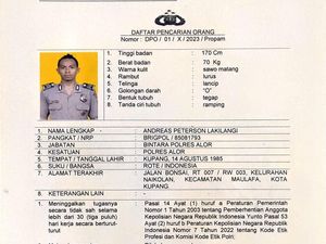 Tidak Berdinas 81 Hari, Anggota Polisi di Alor Jadi DPO