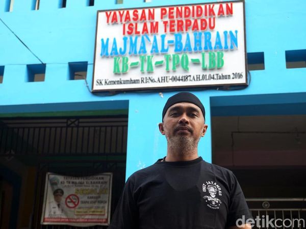 Sosok Bripka Amin Bangun Sekolah Gratis Untuk  Anak Yatim Piatu