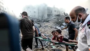 Pilu! Pemandangan Jalan Jalaa di Gaza yang Digempur Rudal Israel