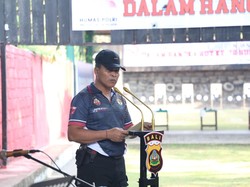 64 Polisi-Jurnalis di Bali Beradu Ketepatan Menembak