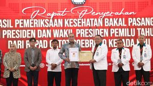 Momen KPU Umumkan Hasil Tes Kesehatan 3 Paslon Pilpres